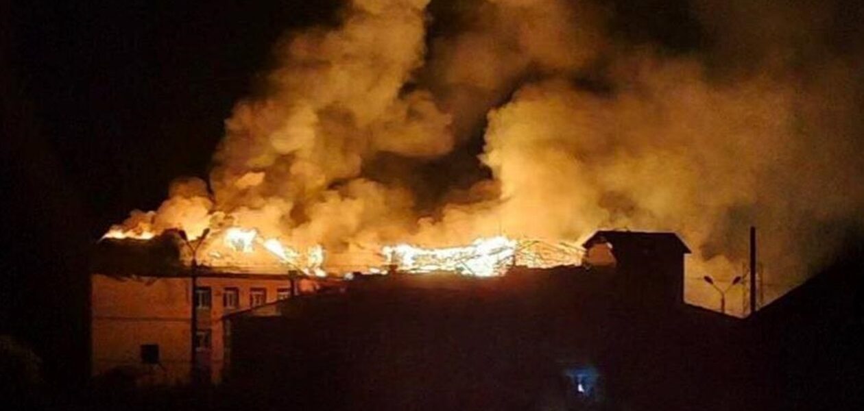 У Курській області повідомили про пожежу після атаки БПЛА