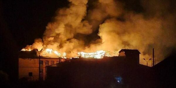 У Курській області повідомили про пожежу після атаки БПЛА