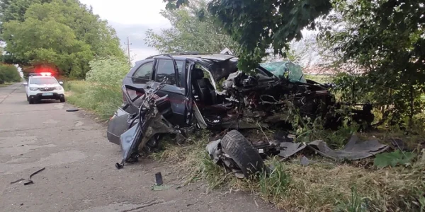 На Одещині водій на BMW влетів у дерево і вбив свого пасажира