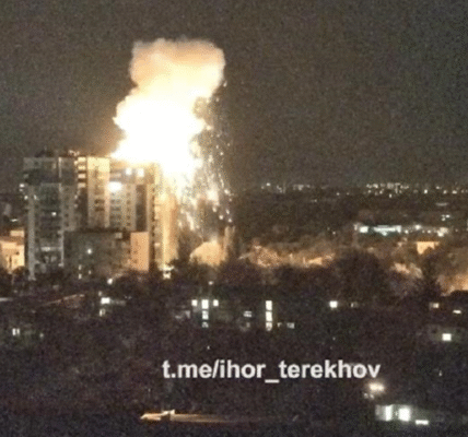 Моменти влучань у Харкові показали на відео
