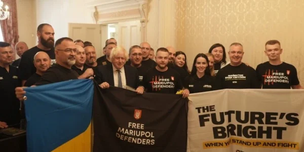 Ветерани ДТЕК зустрілися з Борисом Джонсоном (фото)