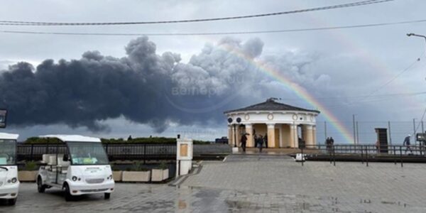 Знищену нафтобазу в Криму показали з супутника