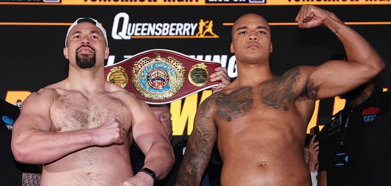 На зважуванні перед боєм Паркер і Вордлі показали різну вагу