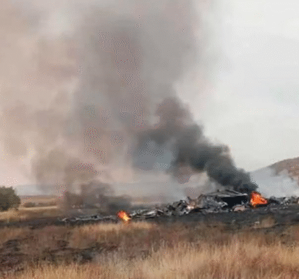 Військовий літак Туреччини впав на кордоні Грузії та Азербайджану