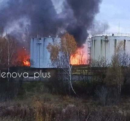 Дрони атакували нафтобазу у Підмосков