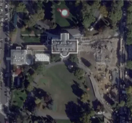 Білий дім після початку будівництва бальної зали Трампа: супутникові знімки