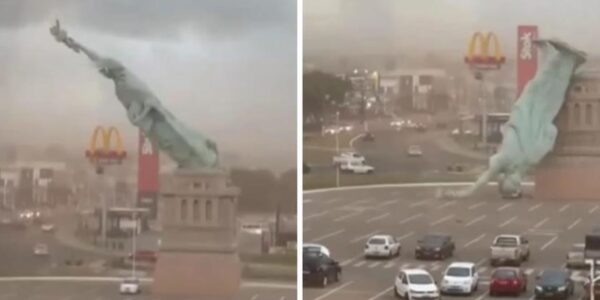 У Бразилії впала копія американської статуї Свободи