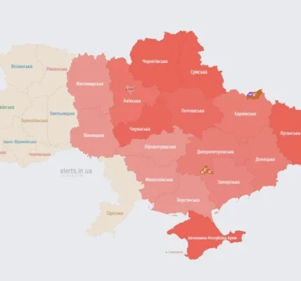Карта повітряних тривог України онлайн 3 грудня 2025