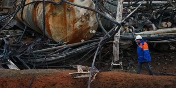 Associated Press показав наслідки удару по газовому об