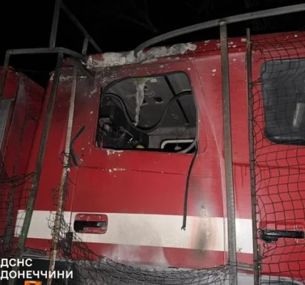 На Донеччині окупанти вдарили FPV-дроном по рятувальниках: четверо поранених