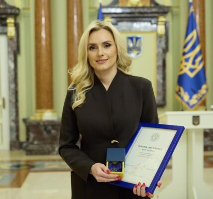Ірина Федишин отримала нагороду від президента