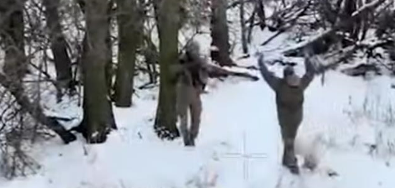 Нацгвардійці показали, як беруть росіян в полон