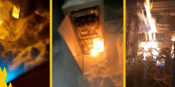 У РФ партизани спалили три антени РЕБ