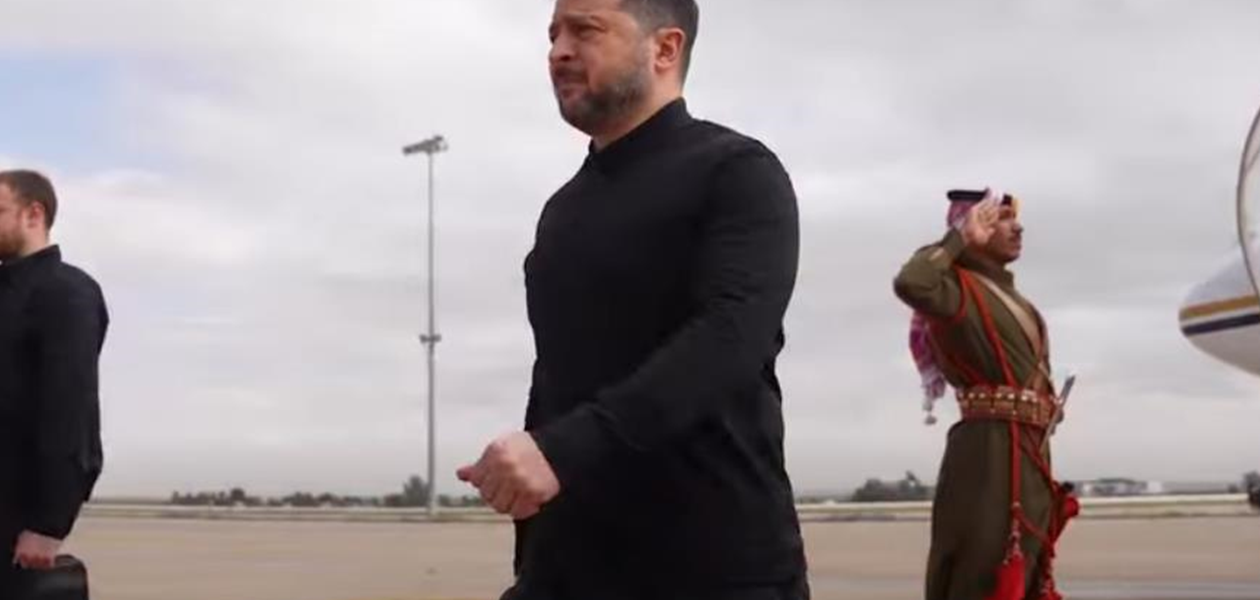 Зеленський прибув до Йорданії