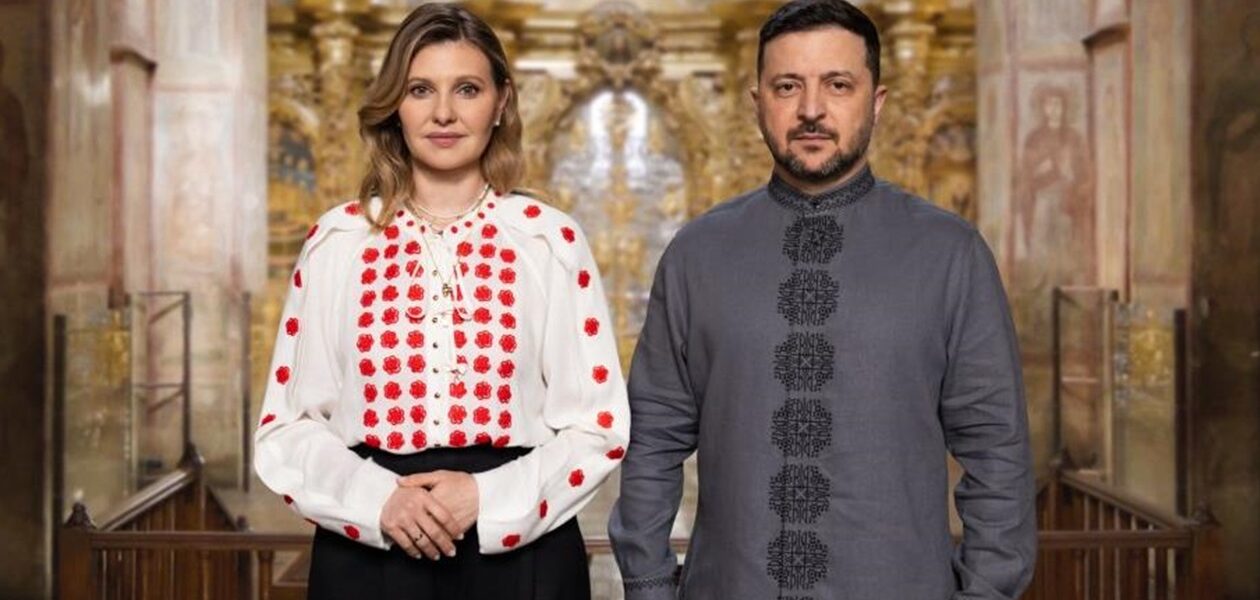 Зеленські привітали українців з Великоднем