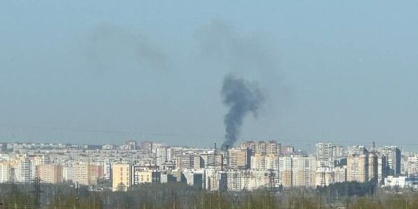 З'явився момент влучання ракети по заводу в РФ