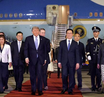 Вперше з 2017 року: Трамп прибув до Китаю
