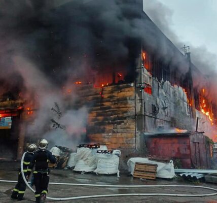 В Ірпені спалахнуло промислове підприємство