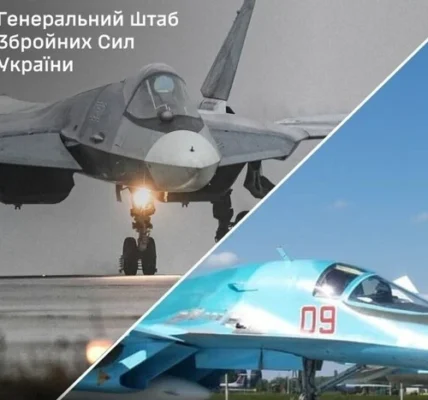 Сили оборони уразили російські Су-57 і Су-34 за 1,7 тис. км від України