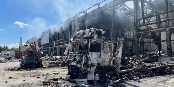 У Києві росіяни знищили склад Червоного Хреста
